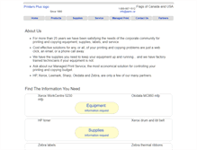 Tablet Screenshot of printersplusinc.com